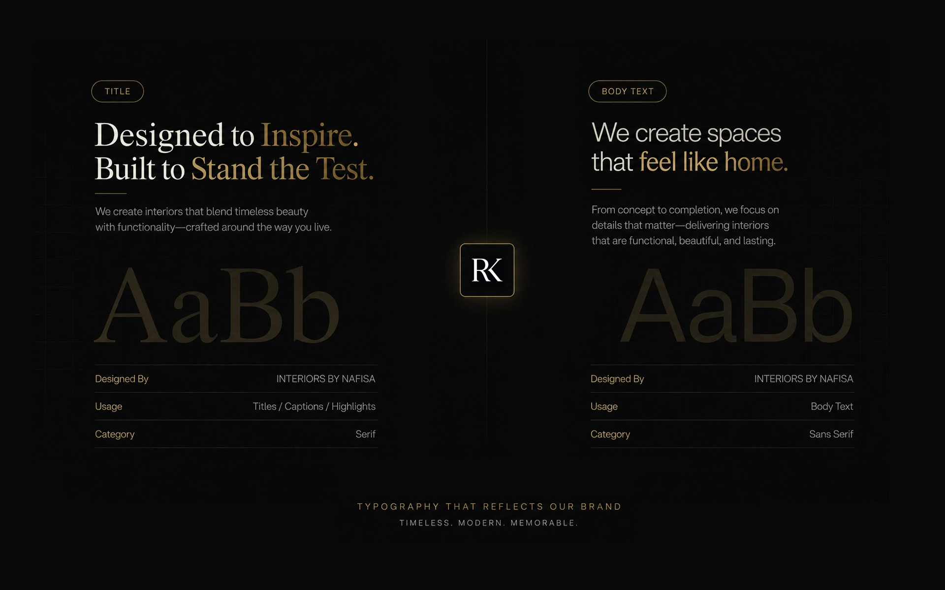 Luxury Interior Design Landing Page