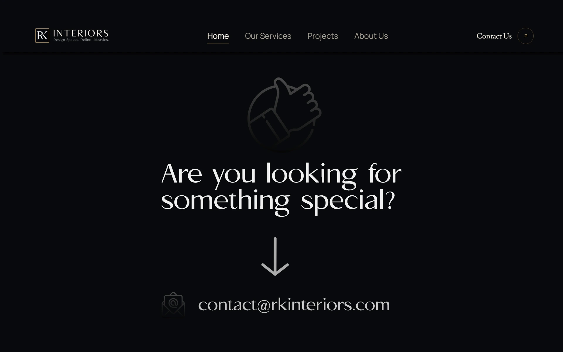 Luxury Interior Design Landing Page
