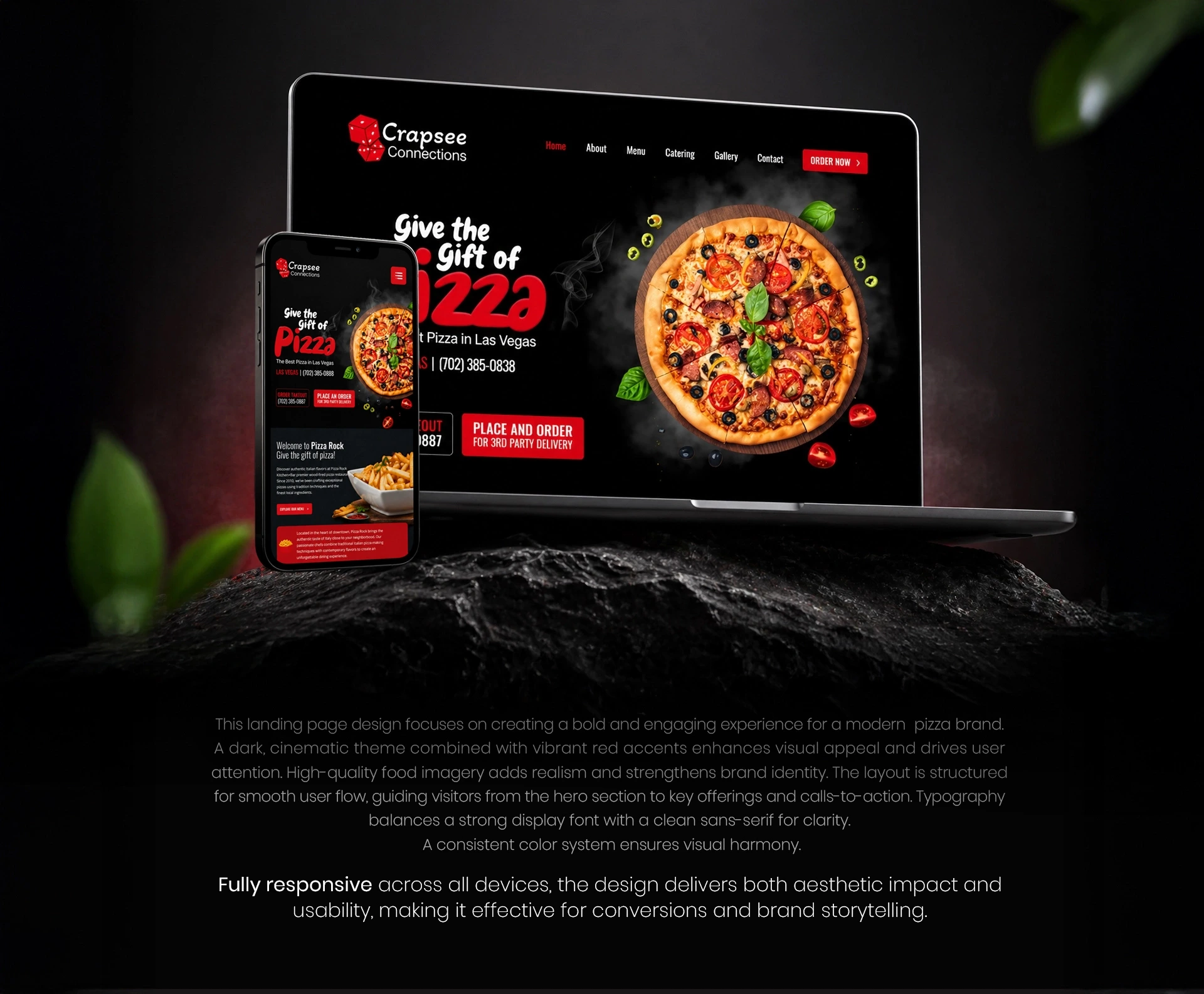 Pizza Landing Page UI/UX