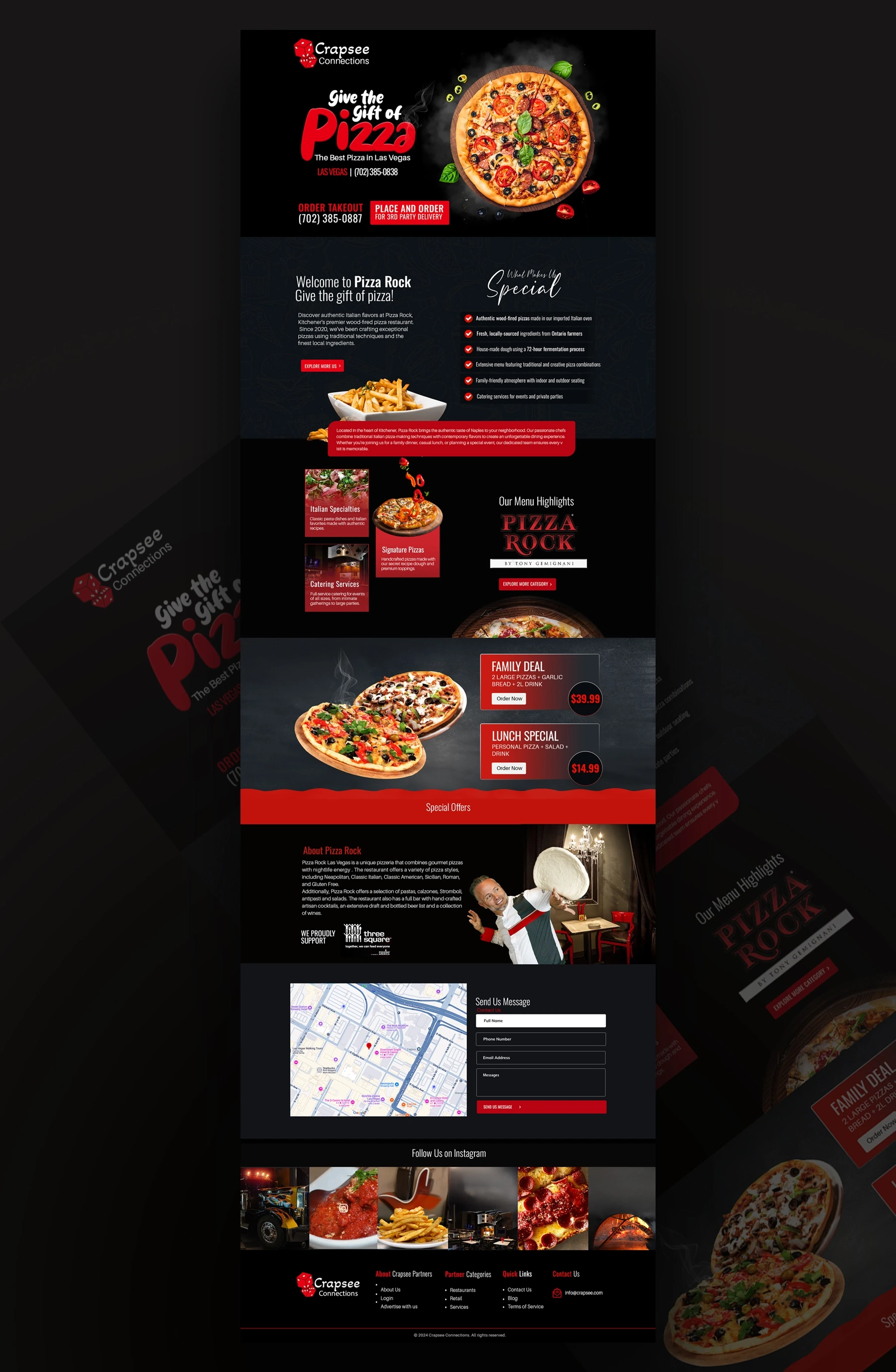 Pizza Landing Page UI/UX