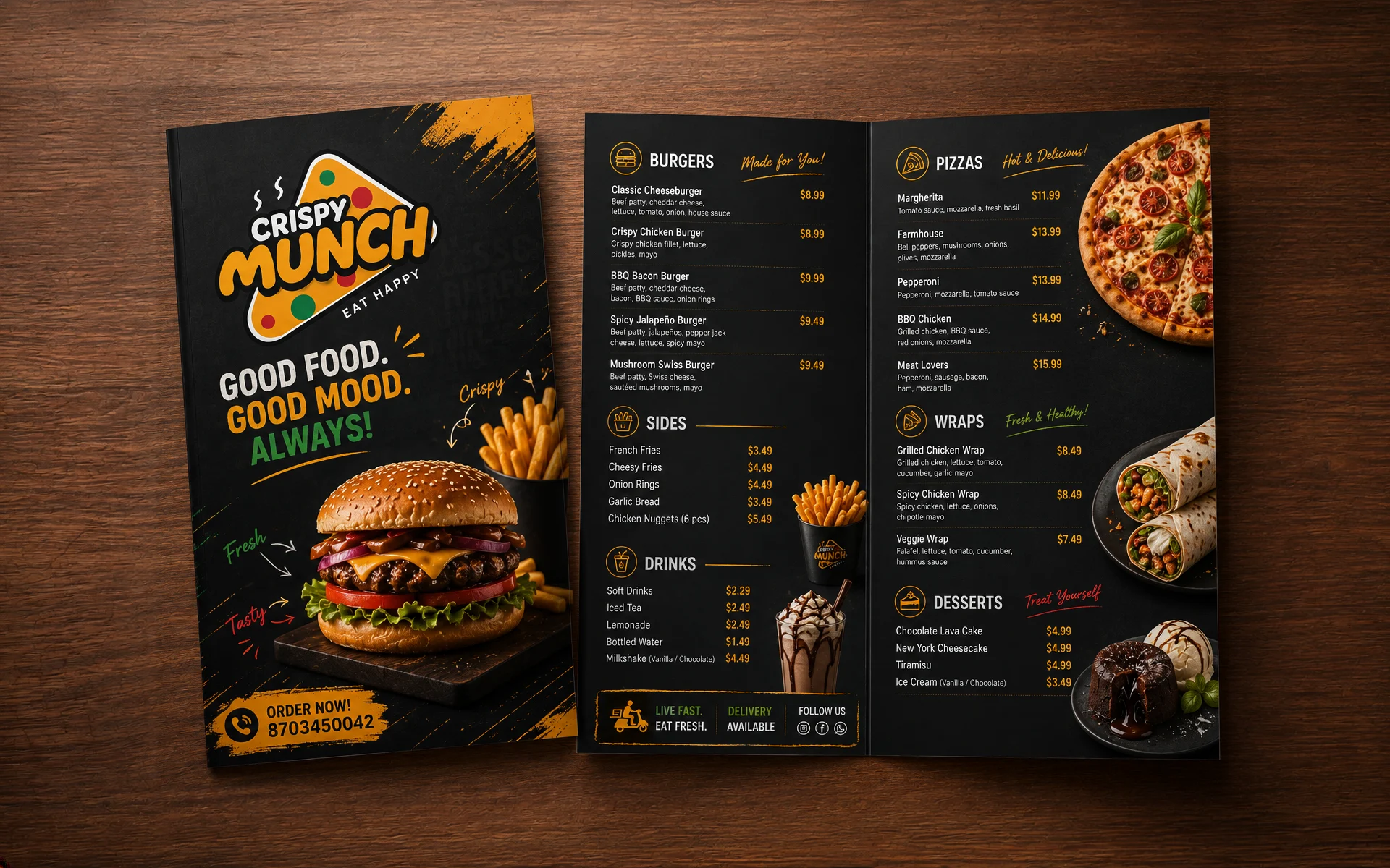 Food Logo Branding & Packaging Design